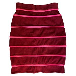 Camilla and Marc Ribbed Knit Skirt